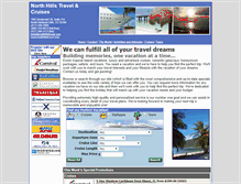 Tablet Screenshot of northhillstravel.com